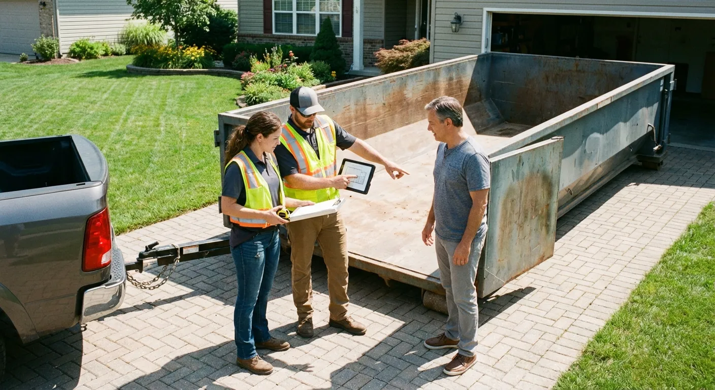 10 Yard Dumpster Rental Process in Union City, CA