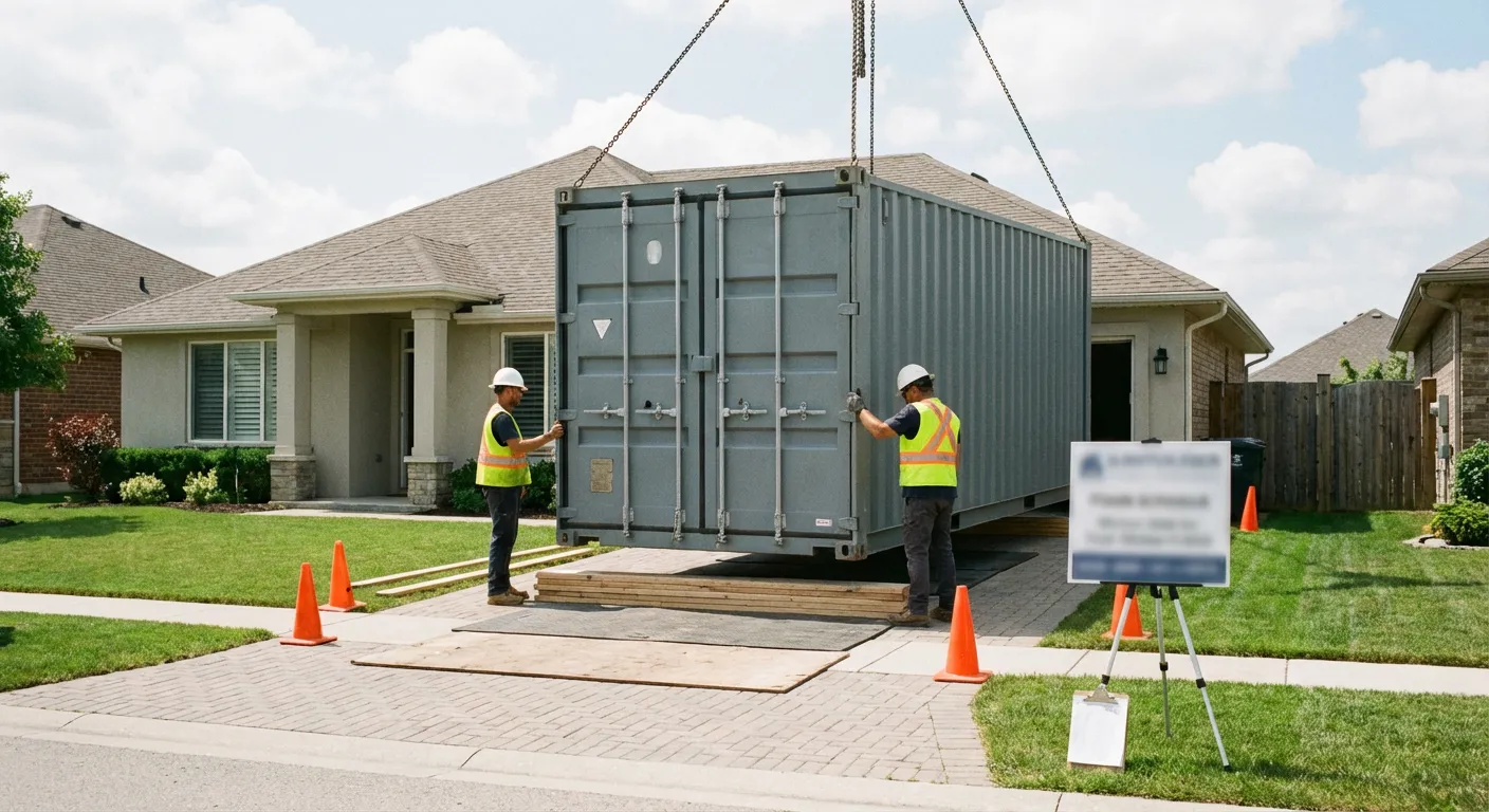 Safety inspection of dumpster placement site in Union City, CA