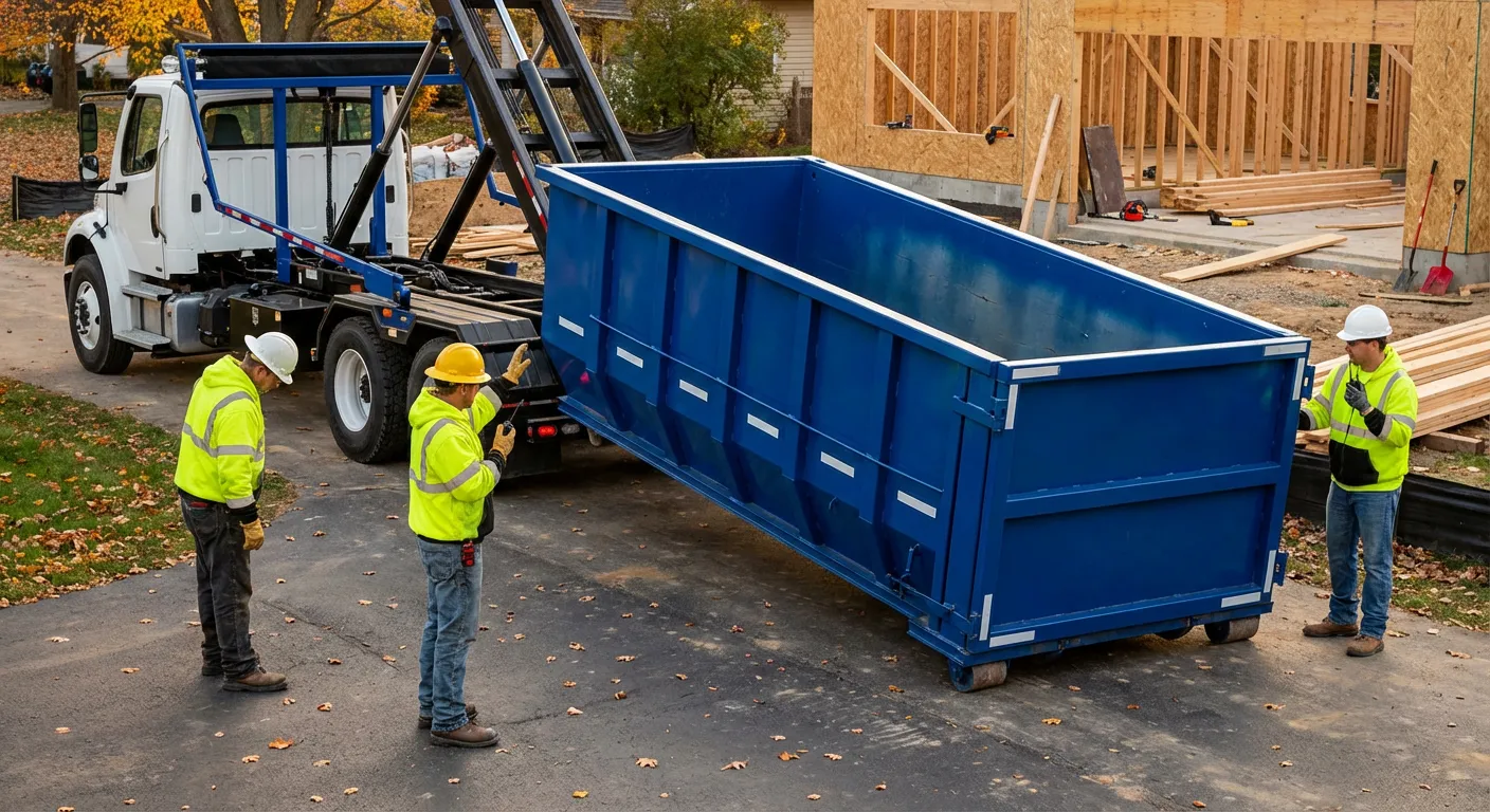 Construction dumpster delivery and waste management in Union City, CA