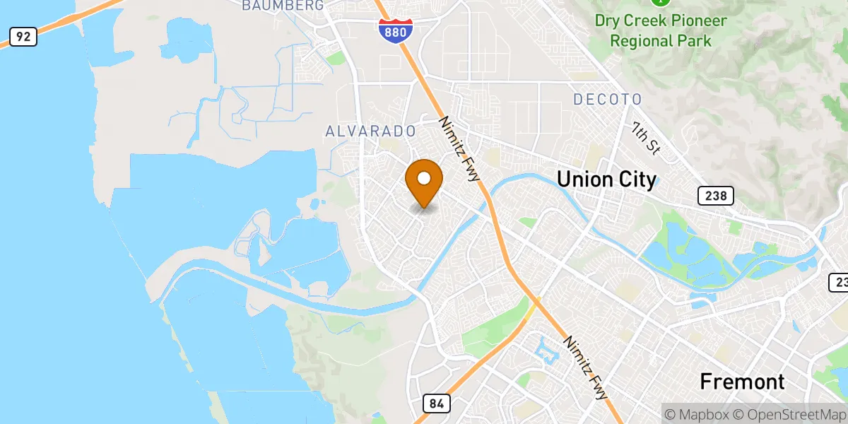 neighborhood map neighborhood map in Union City, CA